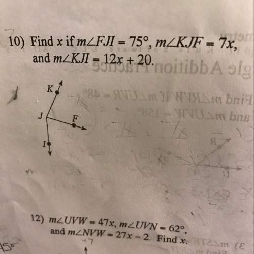 When i am trying to solve this problem how do i find x?