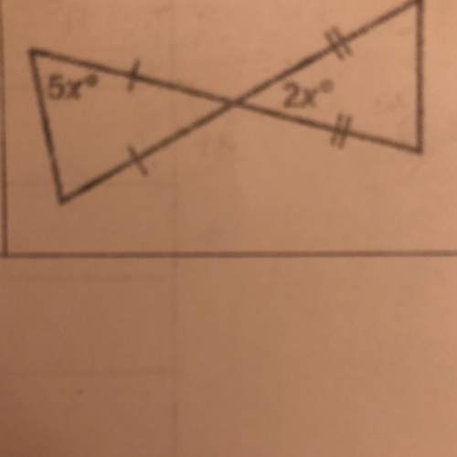 Find x for this isosceles triangles. pls