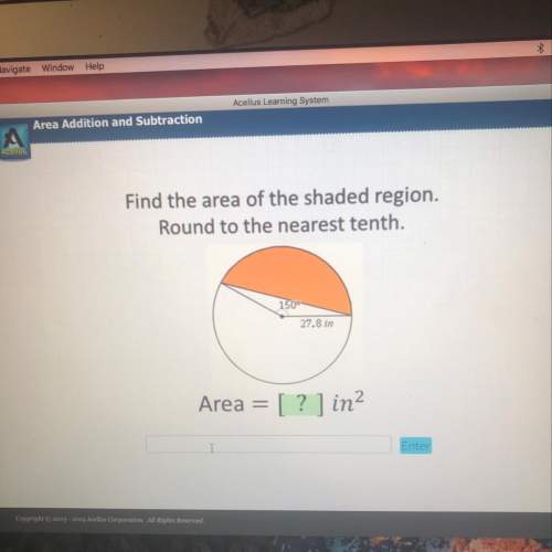 Need  find area of shaded region. round to the nearest tenth
