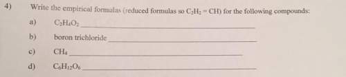 Answer all with detail ! easy for those who have completed chemistry courses!