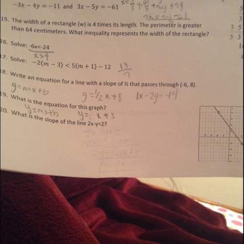 Ineed this is algebra one and it is due tomorrow need on this question.number 15