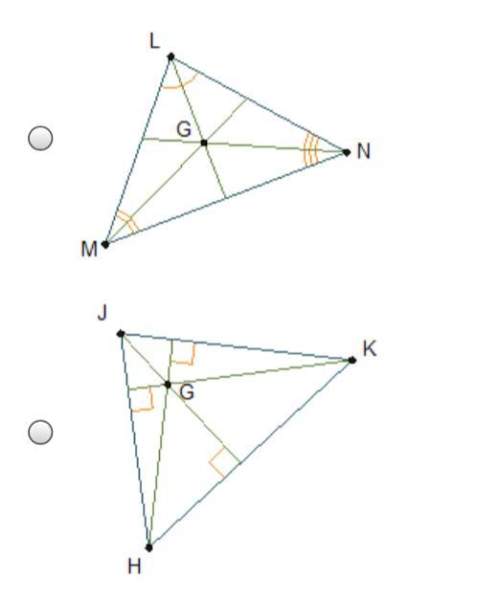 In which figure is point g an orthocenter?