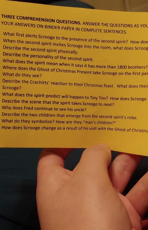 Christmas charol i need questions 9-13