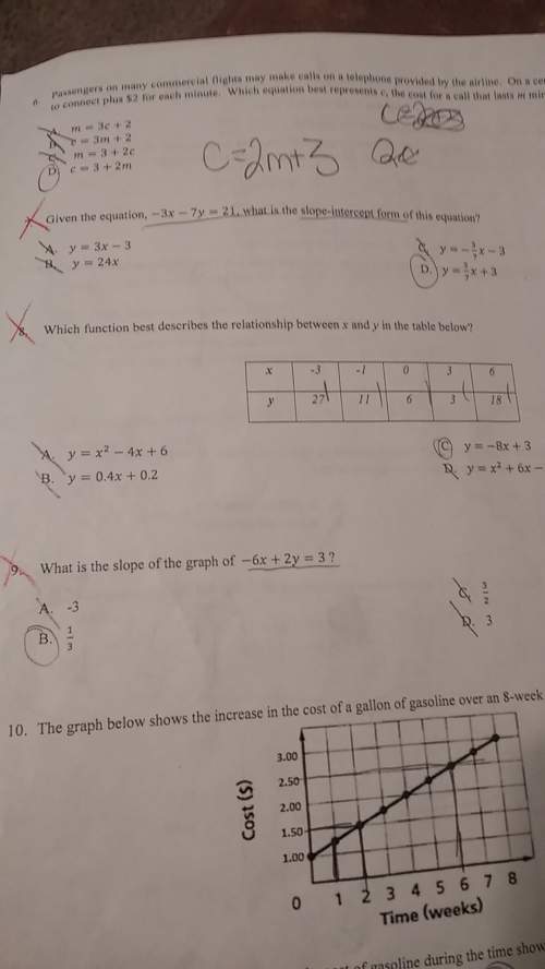 Can someone me! can someone tell me how i got 7 8 and 9 wrong and what the correct answer is? you