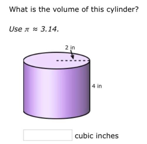 What is the volume of this cylinder? you!