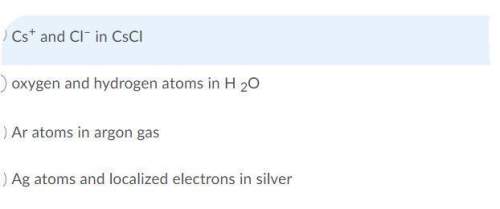 Electrostatic forces holds which of the following together?