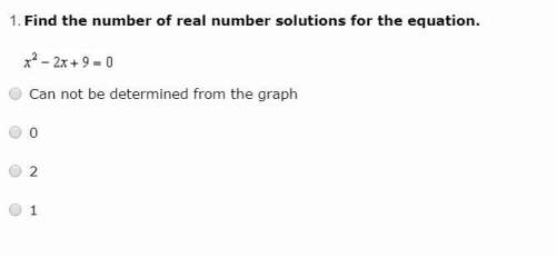Find the number of real number solutions for the equation.