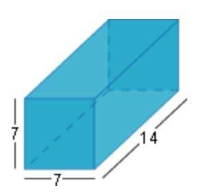 What is the surface area of the rectangular prism below? a. 496 unites^2 b.