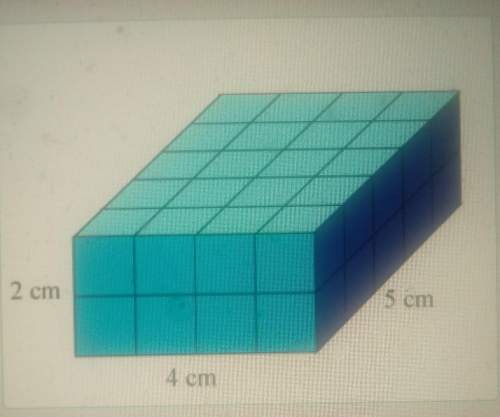Which expression is not equal is not equal to the volume of the prisma) 5+4+2b) 5×