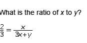 What is the ratio of x to y?