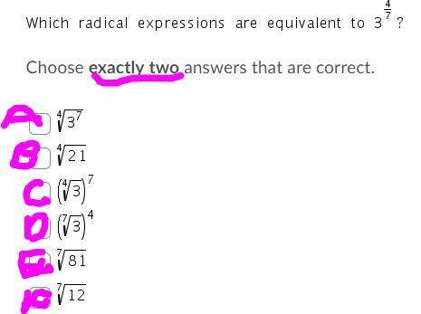 Me  which radical expressions are equivalent to