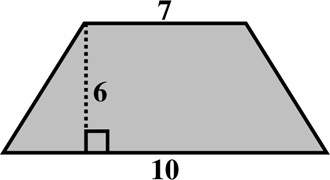 Find the area of the shaded region.