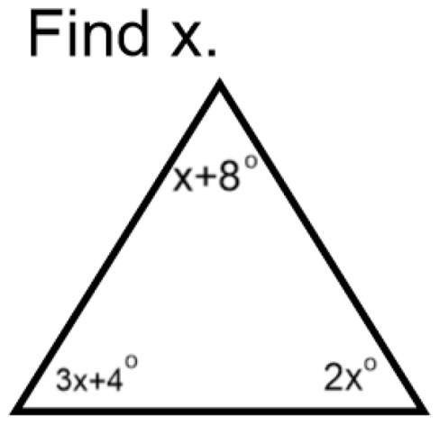 How can i find x? click for picture.