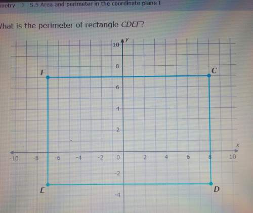 What is the perimeter of rectangle cdef