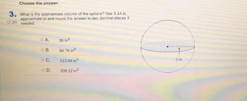 What is the approximate volume of the sphere?