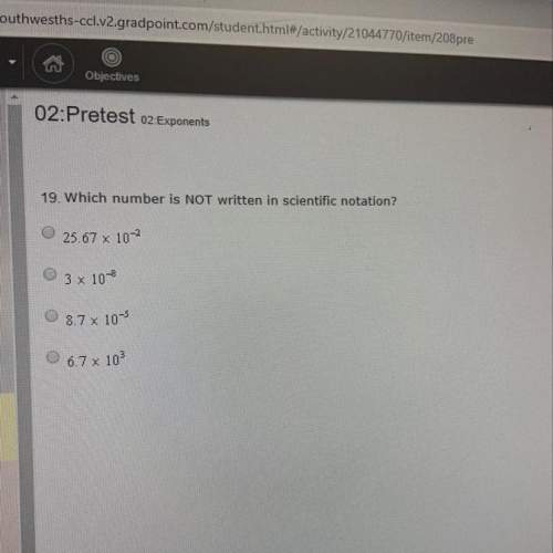Which number is not written in scientific notation