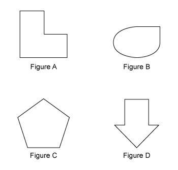 Which figure is not a polygon?  a. figure a b. figur