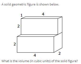 The volume of this solid figure is .