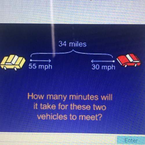 How many minutes will it take for these two vehicles to meet?
