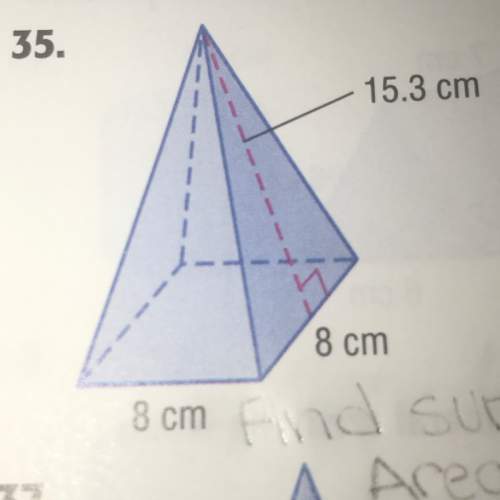How would u find the surface area with work and answer pl