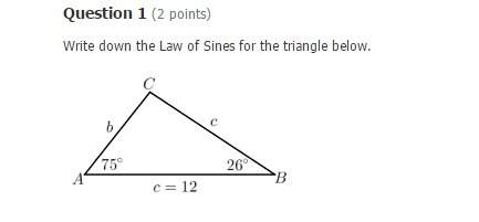 I'm having trouble in my trigonometry i don't understand the law of sines