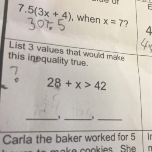 What are the values there are only 3 and i came up with one