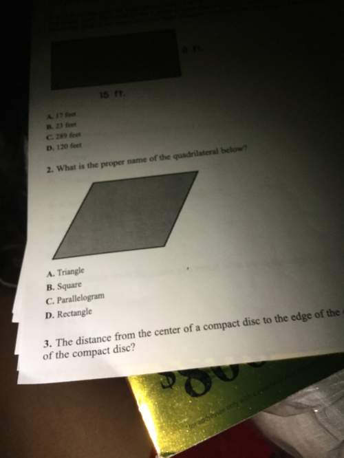 What is the proper name is the quadrilateral below