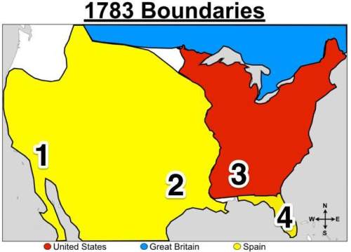 This map shows north america following the end of the american revolution. during this time period,