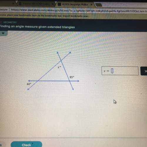 Finding an angle measure given extended triangles