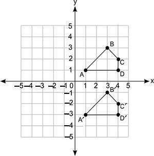 Figure abcd is transformed to figure a′b′c′d′:  which angle in figure a′b′c′d′ is equal to ang