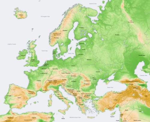 In which of the following locations would you expect to find the highest human population per square