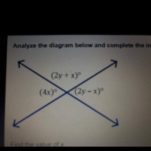 Analyze the diagram below and complete the instructions that follow. find the value of x. a)9 b)18 c