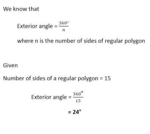 Find the measure of each interior angle and each exterior angle of a regular pentagon.

The measure