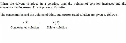 If you dilute 16.0 ml of the stock solution to a final volume of 0.310 l , what will be the concentr