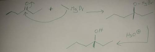 We see below that 3-methyl-3-hexanol can be synthesized from the reaction of 2-pentanone with ethylm