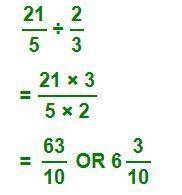 41/5 divided by 2/3 express your answer as a mixed number in simplest form