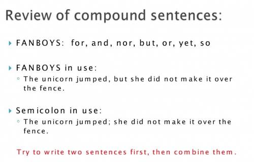 1. in which one of the following sentences is the semicolon used correctly?  a. whenever i feel afra