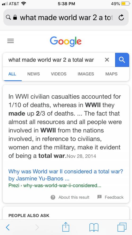 What made world war two a total war