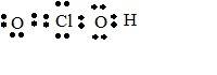 Write lewis structure that obeys the octet rule for hclo2 (h is bonded to o) and assign formal charg