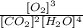 \frac{[O_2]^3}{[CO_2]^2[H_2O]^4}