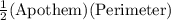 \frac{1}{2}(\text{Apothem)}(\text{Perimeter})