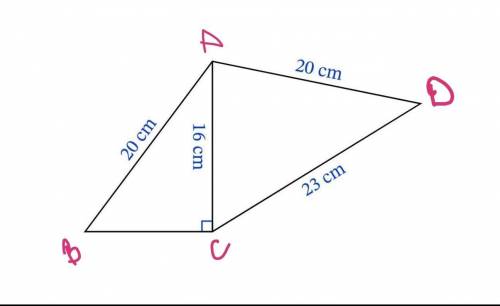 Solve for the area using heron´s formula
