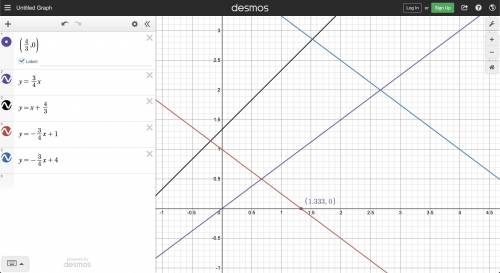 Line l will be graphed on the same coodinate grid. The only solution to the system of linear equatio