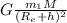G \frac{m_1 M}{(R_e +h)^2}