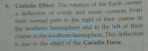 The Coriolis effect is the apparent deflective force of Earth's rotation on all-free-moving objects,