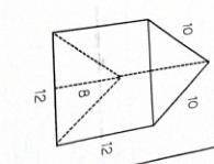 10. Damarion is finding measurements from the triangular prism shown.

a. Damarion finds the perimet