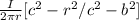 \frac{I}{2\pi r} [ c^2 - r^2 / c^2-b^2 ]