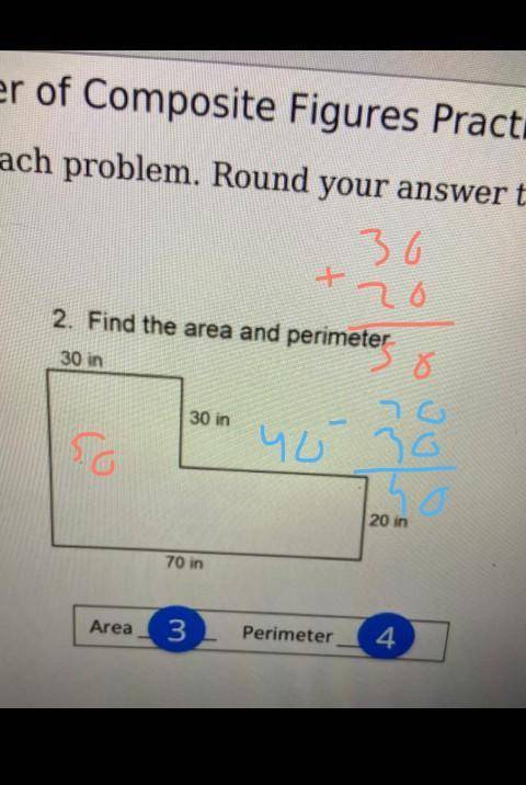 Can someone help me please I need both area and perimeter
