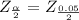 Z_{\frac{\alpha}{2} } = Z_{\frac{0.05}{2} }