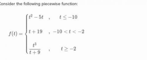 Use piece wise function to answer f(0)=